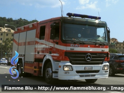 Mercedes-Benz Actros 1841 II serie 
Vigili del Fuoco
 Comando Provinciale di Genova
 AutoPompaSerbatoio allestimento Bai
 VF 24468
Parole chiave: Mercedes-Benz / Actros_1841_IIserie / VF24468