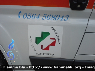 Fiat Ducato x290
Pubblica Assistenza Sassofortino (Grosseto)
Ambulanza BLSD convenzionata 118 Grosseto Soccorso
allestita Cevi Carrozzeria Europea
