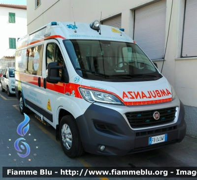 Fiat Ducato X290
Misericordia Castiglione della Pescaia (GR)
Ambulanza MSA n°21 - allestimento Cevi

Pet 118 Paganico (GR) 
Parole chiave: Fiat Ducato_X290 Ambulanza