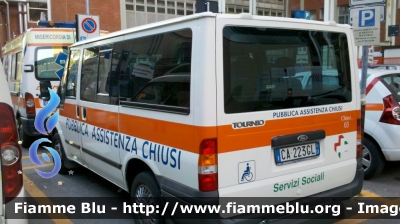 Ford Transit VI serie
Pubblica Assistenza di Chiusi (SI)
Sigla: Chiusi 3
Parole chiave: Ford Transit_VIserie