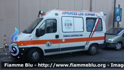 Fiat Ducato III serie
Pubblica Assistenza Siena
Codice automezzo: 58
Parole chiave: Fiat Ducato_IIIserie Ambulanza