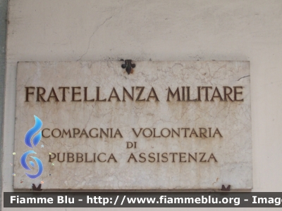 Insegna d'ingresso
Pubblica Assistenza Fratellanza Militare Firenze
Parole chiave: Insegna d&#039;ingresso