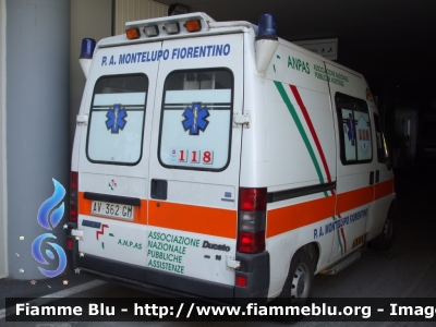 Fiat Ducato II serie
Pubblica Assistenza Montelupo Fiorentino (FI)
Allestita MAF
Codice automezzo: 12
Parole chiave: Fiat Ducato_IIserie Ambulanza