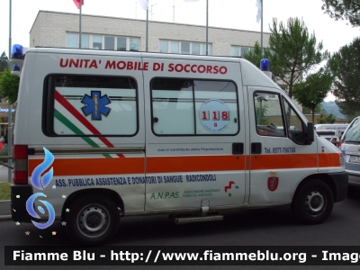 Fiat Ducato II serie
Pubblica Assistenza Radicondoli (SI)
Allestita MAF
SiPA 39
Ambulanza dismessa e sostituita dal Ducato X250
Parole chiave: Fiat Ducato_IIserie Ambulanza