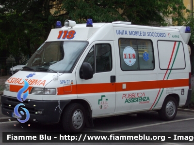 Fiat Ducato II serie
Pubblica Assistenza Poggibonsi (SI)
SiPA 07
Ambulanza dismessa e sostituita dal Ducato X290
Parole chiave: Fiat Ducato_IIserie Ambulanza