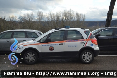 Fiat Sedici
Pubblica Assistenza Siena
Allestito Alessi e Becagli
Protezione Civile
Sigla: A1
Parole chiave: Fiat Sedici