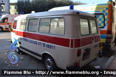 Fiat 238E
Pubblica Assistenza Chiesina Uzzanese (PT)
Allestita MAF
Veicolo storico
Parole chiave: Fiat 238E Ambulanza