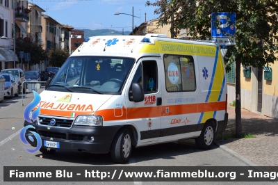 Fiat Ducato III serie
Fiat Ducato III serie
Allestita Europea
SiMI 43
Ex Misericordia Castelfranco di Sopra (AR)
Parole chiave: Fiat Ducato_IIIserie Ambulanza