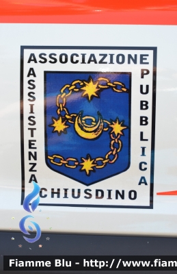 Stemma Associazione
Pubblica Assistenza Chiusdino (SI)
