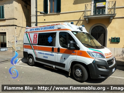 Fiat Ducato X250
Pubblica Assistenza Chiusi (SI)
Allestita Orion
SiPA 32
Parole chiave: Fiat Ducato_X250 Ambulanza