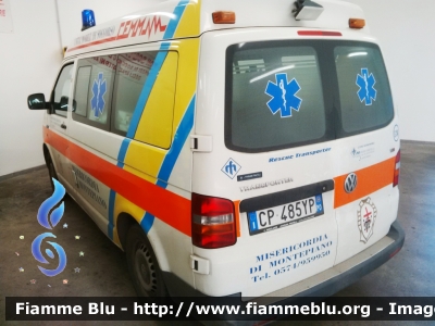 Volkswagen Transporter T5
Arciconfraternita della Misericordia di Prato
Confraternita di Montepiano
Allestito Mariani Fratelli
Sigla mezzo G134
Parole chiave: Volkswagen Transporter_T5 Ambulanza