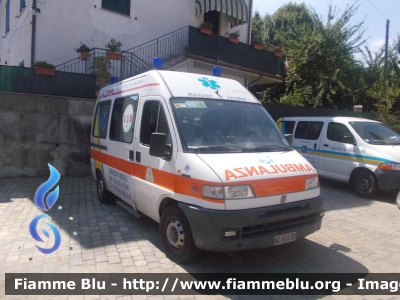 Fiat Ducato II serie
Misericordia di Casalguidi e Cantagrillo (PT)
Allestita Mariani Fratelli
Veicolo ex Croce Bianca Milano
CODICE AUTOMEZZO: 48
Parole chiave: Fiat Ducato_II