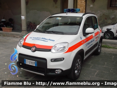 Fiat Nuova Panda II serie 4x4
Pubblica Assistenza Fratellanza Militare Firenze (FI)
Trasporto Organi ed Emoderivati
Allestita Maf
CODICE AUTOMEZZO: 28
Parole chiave: Fiat NuovaPanda_IIserie