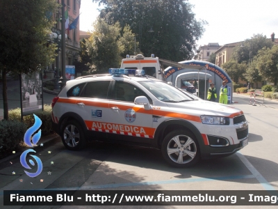 Chevrolet Captiva
Azienda USL 3 Pistoia
Automedica
Allestita Maf
CODICE AUTOMEZZO: C-19
"Soccorso Sanitario Mondiali di Ciclismo 2013"
Montecatini Terme (PT)
Parole chiave: Chevrolet Captiva