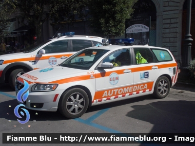 Volvo V50 II Serie
Azienda Usl 3 di Pistoia (PT)
Automedica 
Allestita Maf
CODICE AUTOMEZZO: C-12
"Soccorso Sanitario Mondiali di Ciclismo 2013"
Montecatini Terme (PT)
Parole chiave: Volvo V-50IIserie