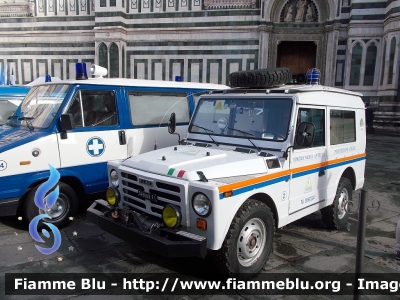 Fiat Campagnola II serie
Misericordia di Antella (FI)
Automezzo esposto a Firenze - Piazza del Duomo 
in occasione della manifestazione "D'epoca 770" organizzata dalla
Misericordia di Firenze.
Parole chiave: Fiat Campagnola_II