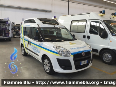 Fiat Doblo' III serie 
Misericordia di Valdibrana ed Uzzo (Pt)
Servizi Sociali
Allestita Maf
CODICE AUTOMEZZO: 496
Parole chiave: Fiat Doblo_III 