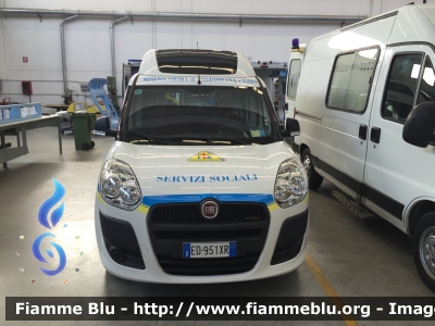 Fiat Doblo' III serie 
Misericordia di Valdibrana ed Uzzo (Pt)
Servizi Sociali
Allestita Maf
CODICE AUTOMEZZO: 496
Parole chiave: Fiat Doblo_III 