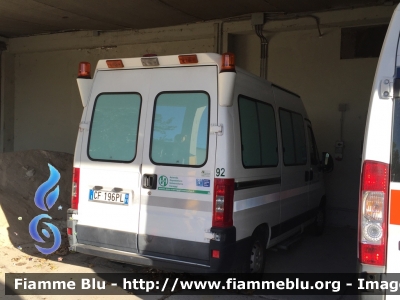 Fiat Ducato III serie 
Azienda Ospedaliera Universitaria Careggi (FI)
Servizio Interno All'Ospedale di Careggi (FI)
Allestita Alessi & Becagli
Ex Ambulanza
CODICE AUTOMEZZO: 92
Parole chiave: Fiat Ducato_IIIserie Ambulanza