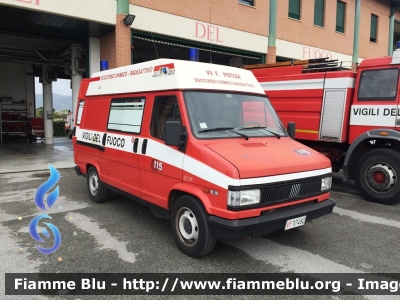 Fiat Ducato I serie Restyle
Vigili del Fuoco
Comando Provinciale di Pistoia (PT)
Distaccamento di Montecatini Terme
Nucleo NBCR
Allestito MAF
 VF 17492
Parole chiave: Fiat Ducato_I