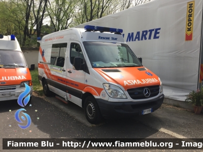 Mercedes-Benz Sprinter III serie
Misericordia San Pietro Martire (FI)
Allestita Mariani Fratelli
Codice Automezzo: 43
Parole chiave: Mercedes-Benz Sprinter_IIIserie Ambulanza