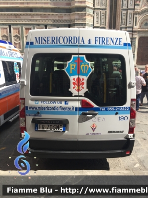 Renault Master IV serie 
Misericordia di Firenze (Fi)
Allestita Alessi & Becagli
Servizi Sociali
CODICE AUTOMEZZO: 190
Inaugurazione 17/06/2018
Parole chiave: Renault Master_IV