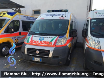 Fiat Ducato X250
Pubblica Assistenza 
Croce Oro Ponte Buggianese (PT)
Allestita Maf
Precedentemente appartenuto a Intervol Milano e Alghero Soccorso
CODICE AUTOMEZZO: 2755
Parole chiave: Fiat Ducato_X250