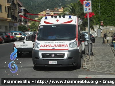 Fiat Ducato X250
Croce Rossa Italiana
Comitato Locale di Alassio (SV)
Allestita Aricar
CRI 903 AC
Parole chiave: Fiat Ducato_X250 Ambulanza CRI903AC