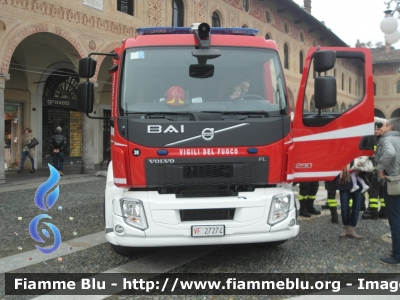 Volvo FL 290 IV serie
Vigili del Fuoco
Comando Provinciale di Pavia 
Distaccamento Permanente di Vigevano (PV)
AutoPompaSerbatoio
Allestimento BAI
VF 27274
Parole chiave: Volvo FL_290_IVserie VF27274