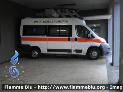 Fiat Ducato X250
Azienda ASL 11 Vercelli
Dislocata presso l' Ospedale di Borgosesia (VC)
Allestimento Bollanti
