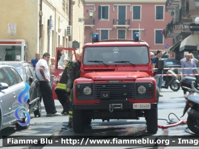 Land Rover Defender 90
Vigili del Fuoco
Comando Provinciale di Savona
Distaccamento Permanente di Albenga
Modulo AIB Allestimento BAI Tecnica
VF 22435
