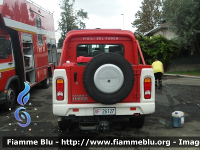 Iveco Massif
Vigili del Fuoco
Comando Provinciale di Pavia
Distaccamento Permanente di Vigevano (PV)
Fuoristrada allestimento Iveco-Magirus
Automezzo acquistato dalla Regione Lombardia
VF 26127

*Incendio ditta smaltimento rifiuti Eredi Bertè Mortara 2017*
Parole chiave: Iveco Massif VF26127