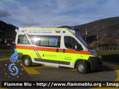 Fiat Ducato X250 4x4
AVAp Fiumalbo (MO)
Ambulanza in convenzione con
118 Modena Soccorso
Parole chiave: Fiat Ducato_X250_4x4 Ambulanza