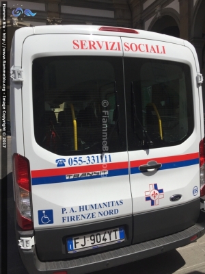 Ford Transit VII serie
Pubblica Assistenza Humanitas Firenze Nord
Allestimento Alessi & Becagli
Codice Automezzo: ALFA 08
Parole chiave: Ford Transit_VIIserie