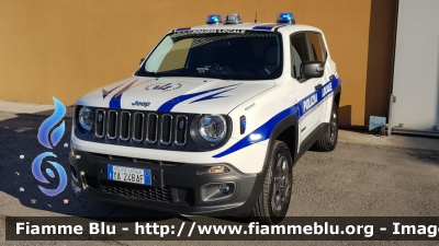 Jeep Renegade
Polizia Municipale
Unione dei Comuni della Bassa Romagna (RA)
Allestimento Bertazzoni
POLIZA LOCALE YA 248 AF
Parole chiave: Jeep Renegade POLIZIALOCALE248AF