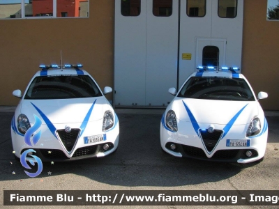 Alfa-Romeo Giulietta
Polizia Municipale - StadtPolizei
Lana - Lana (BZ)
Allestimento Bertazzoni
POLIZIA LOCALE YA 634 AN
POLIZIA LOCALE YA 635 AN
Parole chiave: Alfa-Romeo Giulietta POLIZIALOCALEYA634AN POLIZIALOCALEYA635AN