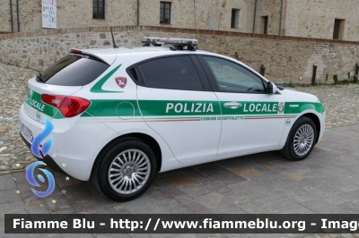 Alfa-Romeo Giulietta
Polizia Locale
Comune di Ospitaletto (BS)
Allestimento Bertazzoni
Parole chiave: Alfa-Romeo Giulietta