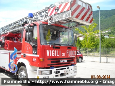 Iveco EuroCargo 120E21 I serie
Vigili del Fuoco
 Unione Distrettuale di Cles (TN)
 AutoScala da 24 metri allestimento Iveco-Magirus anno 1994
 VF A74 TN
Parole chiave: Iveco EuroCargo_120E21_Iserie VFA74TN