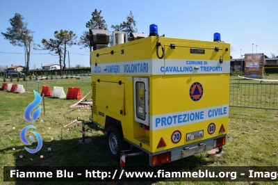 Carrello
Protezione Civile Cavallino Treporti 
Civici Pompieri Volontari
Carrello torre faro
