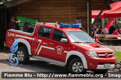 Toyota Hilux IV serie
Vigili del Fuoco
Distretto di Bolzano
Corpo Volontario di S. Cristina - St. Christina (BZ)
VF 0N3 BZ
Parole chiave: Toyota Hilux_IVserie VF0N3BZ