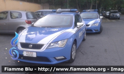 Seat Leon III serie
Polizia di Stato
 Squadra Volante di Roma
 Allestimento NCT Nuova Carrozzeria Torinese
 Decorazione Grafica Artlantis
POLIZIA M0695
-Mezzo fotografato presso 
Commissariato Flaminio Nuovo-
