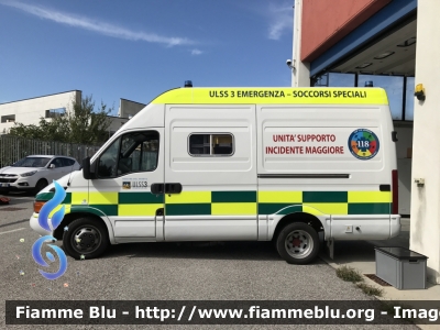 Iveco Daily III serie
Azienda ULSS 3 Serenissima
118 Mestre Emergenza
Nucleo Soccorsi Speciali
Unità Supporto Incidente Maggiore
Allestimento Ambitalia
ALFA 30
Parole chiave: Iveco Daily_IIIserie