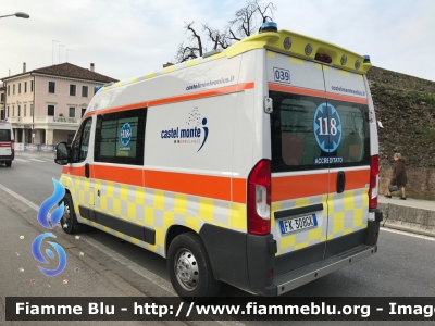 Fiat Ducato X290
Cooperativa sociale Castel Monte Onlus
Ambulanza convenzionata
SUEM 118 Treviso Emergenza
"039"
Allestimento Class
Parole chiave: Fiat Ducato_X290 Ambulanza