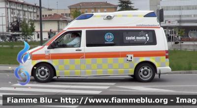 Volkswagen Transporter T5
Cooperativa sociale Castel Monte Onlus
Ambulanza convenzionata
SUEM 118 Treviso Emergenza
"038"
Allestimento Class
Parole chiave: Volkswagen Transporter_T5 Ambulanza