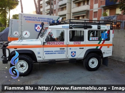 Land Rover Defender 110
Pubblica Assistenza Humanitas Firenze
Settore Protezione Civile
F34
Parole chiave: Land-Rover Defender_110