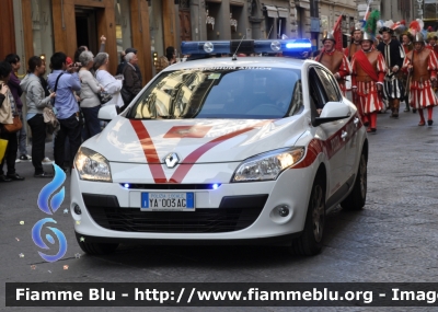 Renault Megane III serie
Polizia Municipale Firenze
POLIZIA LOCALE YA 003 AG 
CODICE AUTOMEZZO: 42
Parole chiave: Renault_Megane_III_serie