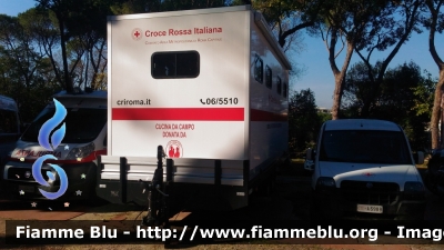 Cucina da Campo
Croce Rossa Italiana
Comitato Area Metropolitana di Roma Capitale
*Donata dai Mormoni*
*Container parte del gruppo di 3 moduli campali*
Parole chiave: Cucina-da-campo