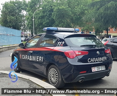 Alfa-Romeo Nuova Giulietta restyle
Carabinieri 
Nucleo operativo e Radiomobile
Comando di Compagnia Cittaducale (RI)
Allestita NCT Nuova Carrozzeria Torinese
Decorazione Grafica Artlantis
CC DR 018
Parole chiave: Alfa-Romeo Nuova_Giulietta_restyle CCDR018