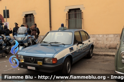 Alfa Romeo Alfasud II serie
Polizia di Stato
Squadra Volante 
Esemplare esposto presso il Museo delle auto della Polizia di Stato
POLIZIA 60920
Parole chiave: Alfa-Romeo Alfasud_IIserie POLIZIA60920 Festa_della_Polizia_2019