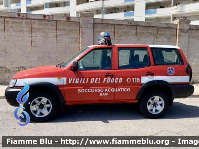 Nissan Terrano II serie restyle
Vigili del Fuoco 
Comando Provinciale di Bari
Nucleo Soccorso Subacqueo e Acquatico
VF 28259
Parole chiave: Nissan Terrano_IIserie_restyle VF28259